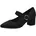 Pumps mit Riemen Spitz mit Blockabsatz Schwarz Black 36