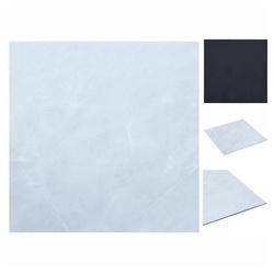 vidaXL Laminat Laminat Dielen Selbstklebend 5,11 m2 PVC Weißer Marmor Vinylboden Bode weiß