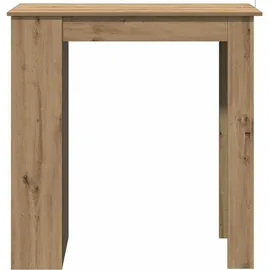vidaXL Bartisch mit Regal 102 x 50 x 103,5 cm Braun