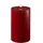 Deluxe Homeart LED Stumpenkerze 12,5 cm Ø 7,5 cm bordeaux
