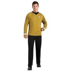 Rubie ́s Kostüm Star Trek Captain Kirk Uniform Shirt, Original lizenziertes Kostümteil aus dem ‚Star Trek‘ Reboot (2009) gelb M
