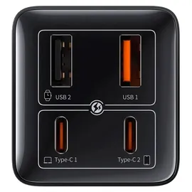 Baseus GaN6 Pro 100W EU Inkl. Ladekabel 1m Schwarz
