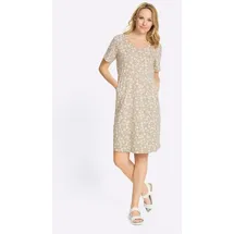 Sieh an! Etuikleid Beige/Mehrfarbig 56