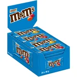 schokolade-linsen M&Ms Crispy Thekendisplay mit 24 Portionspackungen Milch Shoko 24x36g