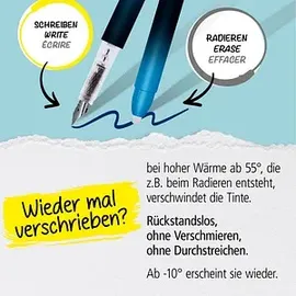 Online Schreibgeräte ONLINE® magiXX Deep Ocean Patronenfüller blau M (mittel), 1 Set