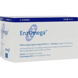 MSE Pharmazeutika EnzOmega 750 mg Kapseln 60 St.