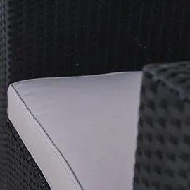 Svita Rattan Sessel Ergänzung Zubehör Polyrattan Couch California Lugano Schwarz