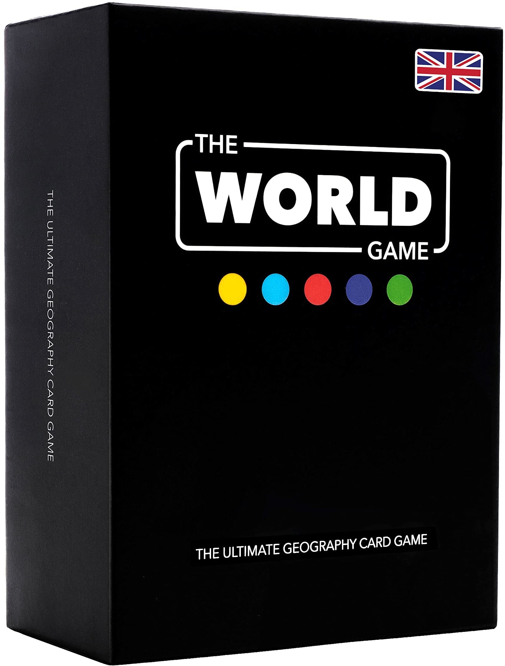 The World Game - English Version - Geographie Kartenspiel - Lernspiel für Kinder, Familie und Erwachsene - Welt Brettspiele für 2-6 Personen