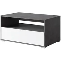 P & B Couchtisch Narobi-II ca. 90x45x55 cm, Anthr./Weiß