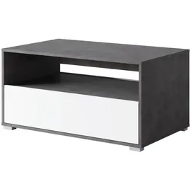 P & B Couchtisch Narobi-II ca. 90x45x55 cm, Anthr./Weiß