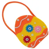 Filz-Handtasche mit Tragegriff, Osterdekoration, Urlaubs-Aufbewahrungskorb für Süßigkeiten, Snacks, Lebensmittel, Osterkorb