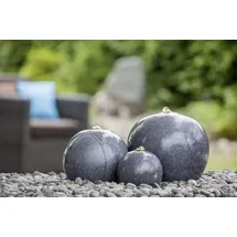 HEISSNER Gartenbrunnen Saphira 59 x 43 x 15/23/28 cm, schwarz
