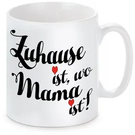 Herzbotschaft Kaffeetasse 0,3 l Weiß