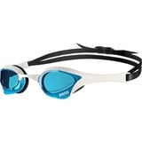 arena Cobra Ultra Swipe Unisex-Wettkampfbrille für Erwachsene, Schwimmbrille mit Gebogenen Gläsern, Anti-Beschlag, UV-Schutz, 5 Austauschbare Nasenstege