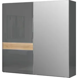 OTTO home Schwebetürenschrank Onyx 230 x 224 x 61 cm Grau