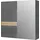 OTTO home Schwebetürenschrank Onyx 230 x 224 x 61 cm Grau