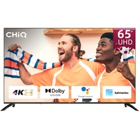CHIQ 65 Zoll Smart Fernseher,4K UHD TV, Dolby Vision,Android 11,HDR10,DBX-tv, Quad Core,Chromecast,Bluetooth, Google Assistant,Netflix, Prime Video, HDMI/USB/CI+,WiFi,Triple Tuner(DVB-T2/T/C/S2)
