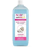 N&BF Nail Cleaner Kokosuss 1 Liter (70% Isopropanol) – Professioneller Cocos Cleaner für Gelnägel & UV Lack – Entfernt Schwitzschicht & entfettet für Hochglanz – Made in Germany