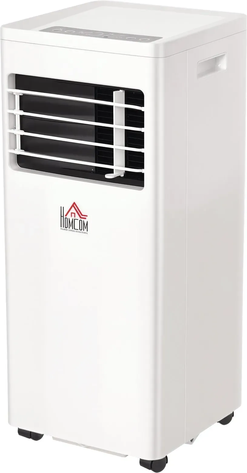 HOMCOM Mobile Klimaanlage 21 kW 3-in-1 Klimagerät mit 24h Timer und 2 Geschwindigkeitsstufen zum Kühlen Entfeuchten und Ventilieren   Aosom.de