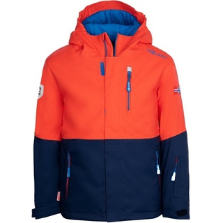 TROLLKIDS - Winterjacke KIDS HALLINGDAL in flame orange/navy, Gr.92