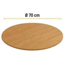 höfats Beistelltisch Ø 57 cm Bambus Massivholz