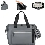 KIKKABOO Maxi Wickeltasche Grau
