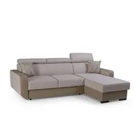 Furnix Ecksofa IMPERISIO Sofa in L-Form Schlaffunktion Bettkasten, mit Relaxfunktion braun