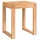 vidaXL Duschhocker 40x30x46 cm Massivholz Nussbaum braun