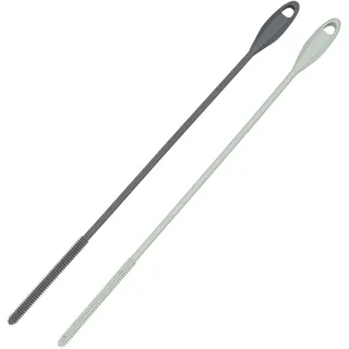Wenko Trinkhalmbürste Triko Set, 2-teilig, Strohhalm Bürste eignet sich besonders zum Säubern von Trinkhalmen aller Art, 1 Set