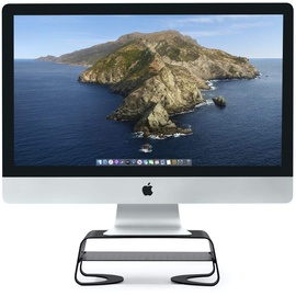 Twelve South Curve Riser Monitor Stand , Ergonomic desktop stand with storage shelf for iMac or Display