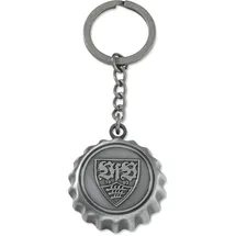 VFB Stuttgart Schlüsselanhänger Kronkorken mit integriertem Flaschenöffner - 10 x 5,5cm