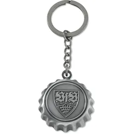 VFB Stuttgart Schlüsselanhänger Kronkorken mit integriertem Flaschenöffner - 10 x 5,5cm