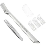 Tweezerman Brow Razor & Mini Slant Tweezer Set