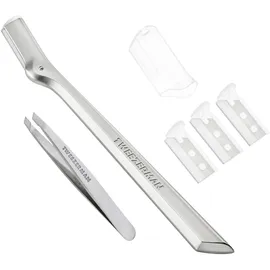 Tweezerman Brow Razor & Mini Slant Tweezer Set