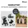 hauck 3in1 Kinderwagen Set Shop N Care Trio Set inkl. Babyschale ab Geburt bis 22 kg, Klein Zusammenklappbar, Liegefunktion, Getränkehalter & Tablett, UV-Schutz 50+ (Grey)