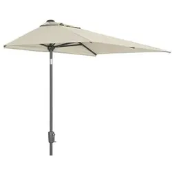 Dehner Balkonschirm Chios, rechteckig, ca. B210/T130 cm, Beige