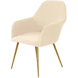 AIMENJOY Stuhlhussen Stretch Stuhlbezug Sesselbezug, Abnehmbare Stretch Schutzbezug für Esszimmerstühle, Sitzbezug für Bürostühle Esszimmerstühle Schminktisch Stuhl Küchenstühle (Beige,1)