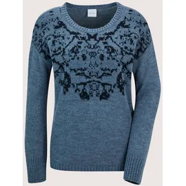 Madeleine Longpullover mit Rundhals rauchblau 36