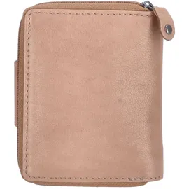 The Skandinavian Brand Leder Geldbörse Hochformat beige
