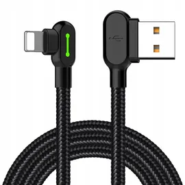 Mcdodo Schnell Gewinkelt Kabel 90 ° Led Blitz 1,2M - Schwarz