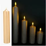 online fuchs LED Kerze 5 St. Champagner