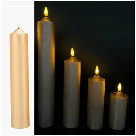 online fuchs LED Kerze 5 St. Champagner