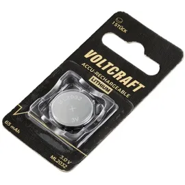 VOLTCRAFT Knopfzellen-Akku ML 2032 Lithium 65 mAh 3V 1St.