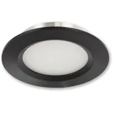 ISOLED Möbeleinbaustrahler Mini AMP 3 rund schwarz