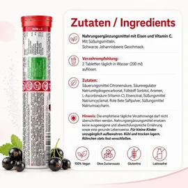 eväm Eisen + Vitamin C Brausetabletten 20 St.