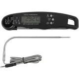 Digitales Fleischthermometer, Sofortanzeige, Wasserdicht, Multifunktional Zum Kochen, Grillen, Barbecue Und Räuchern – Schwarz