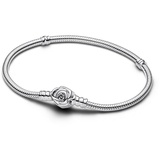 Pandora 593211C00 Damenarmband Blühende Rose 925 Silber, 17 cm