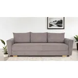 Home Affaire Schlafcouch Polyester 3-Sitzer Beige