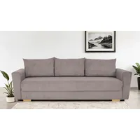 Home Affaire Schlafcouch Polyester 3-Sitzer Beige
