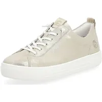 remonte Sneaker Damen Weite E Beige/Silber 36